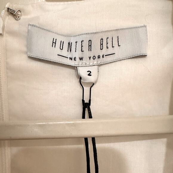 Hunter Bell Camille Puff Sleeve Peplum Top Feminine Cottagecore NWT, 2 - Picture 2 of 6